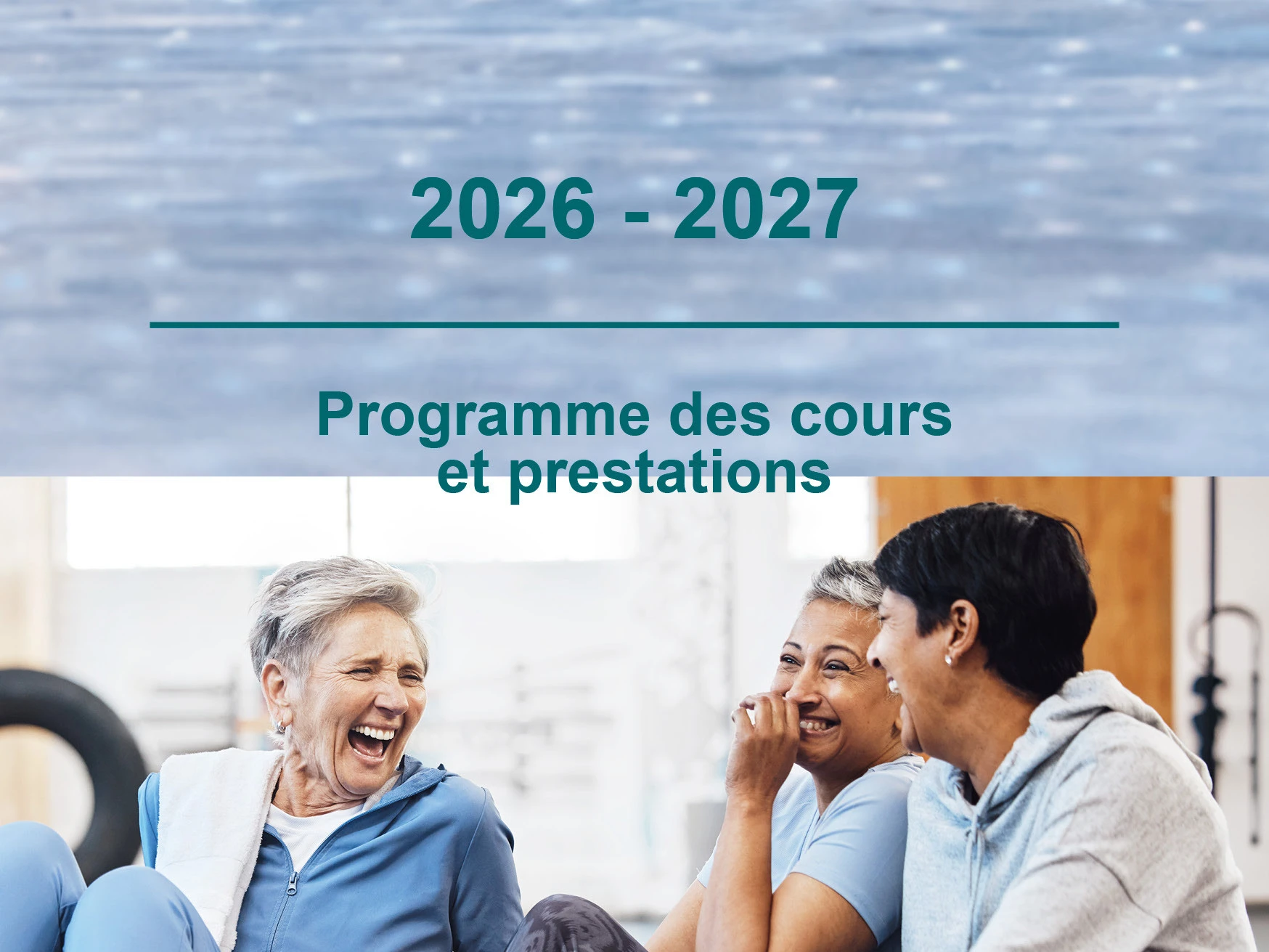 Programme des cours et prestations 2026-2027