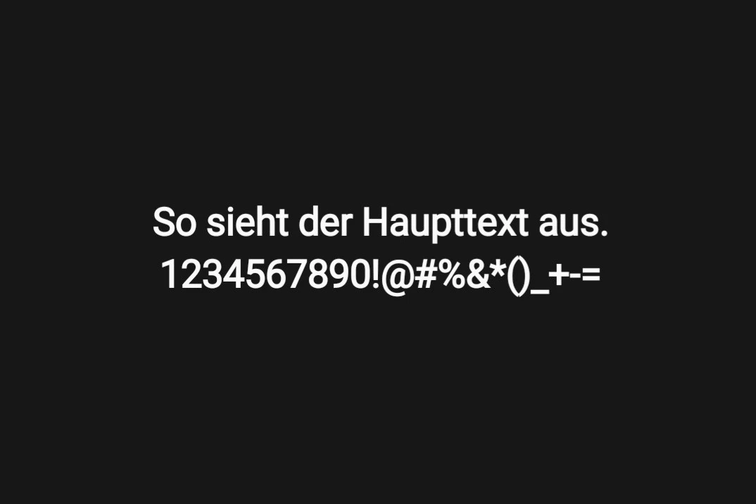 Dunkelmodus am Handy Dunkelmodus am HAndy, weisser Text auf schwarzem Hintergrund