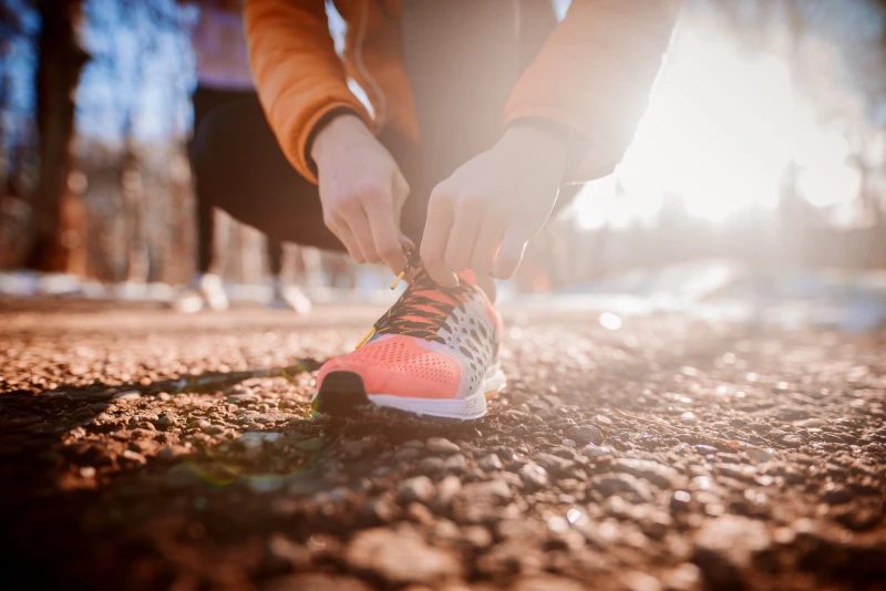Schuhwerk für das Nordic Walking