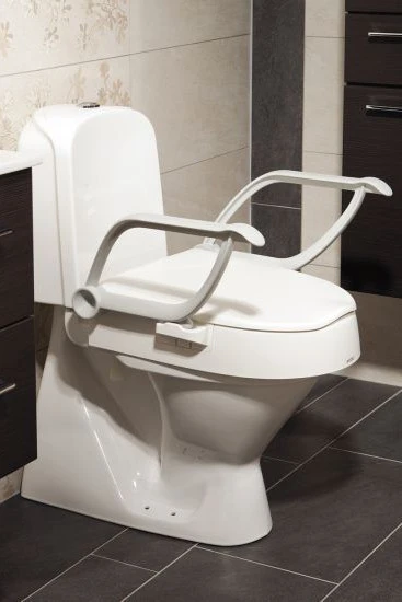 Rehausseur de siège de toilettes Rehausseur de siège de toilettes avec poignées