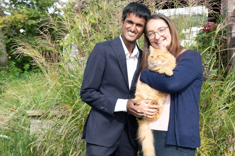 Benjamin mit seiner Frau Benjamin mit seiner Frau